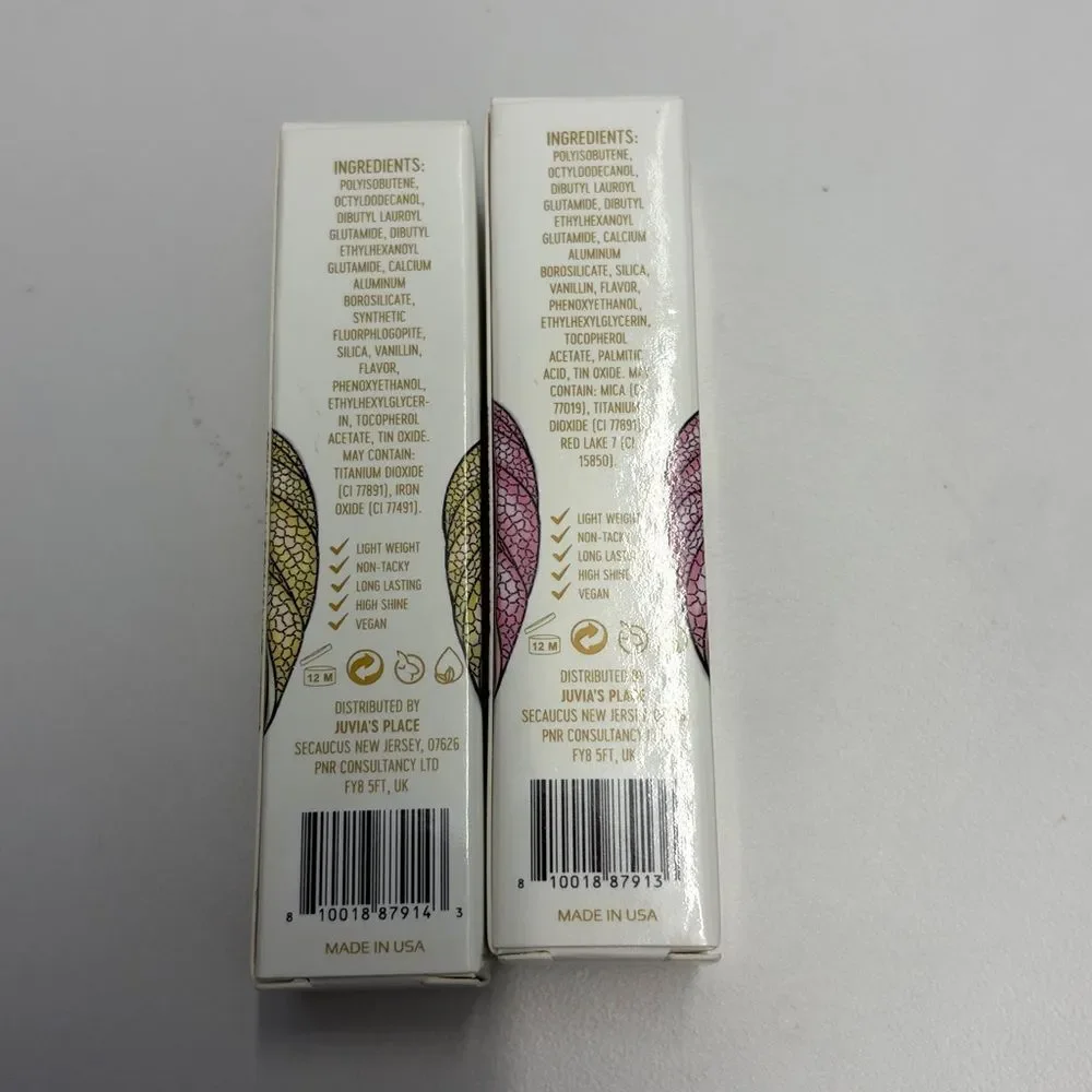 Juvia's Place Glass Gloss It's Electric/So Glazed Sheer Lip Gloss Full Size
